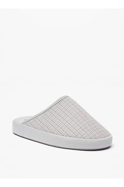 Duchini Men's Checked Slip-On Bedroom Slippers