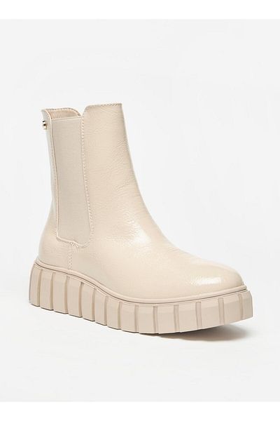 Celeste Women's Solid Slip-On Flatform Boots