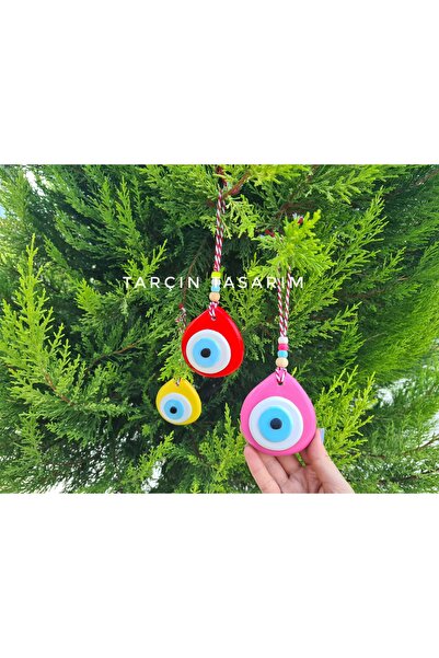 3-Piece Handmade,Hanging,Evil Eye Bead Wall Ornament,Wall Decoration Products,Balcony,Garden Tree Ornament,