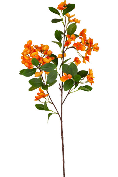 Herdekora Yapay Islak Dokulu Sütleğen Çiçek Turuncu 77 Cm.