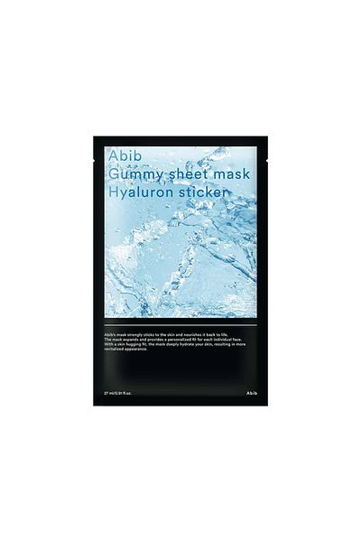 Abib ملصق هيالورون من Gummy Sheet Mask - قناع نباتي للترطيب المكثف