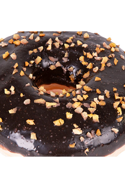 Herdekora Τεχνητό ντόνατ σοκολατένιο με φουντούκι στο επάνω μέρος μαύρο 10x4 εκ.