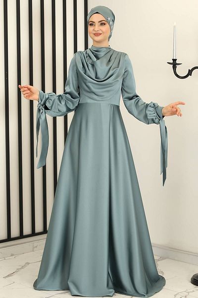 Fashion Showcase Rochie de Seara Degaje Mint - Design - Fsc3006