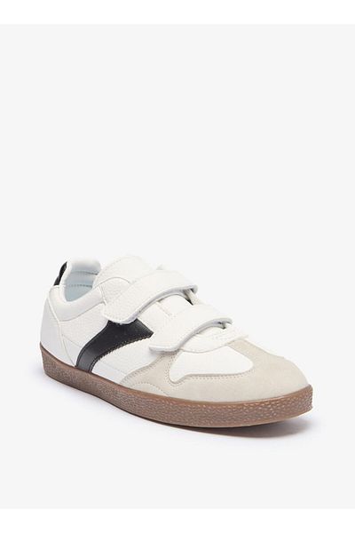 LBL by Shoexpress Colourblock Shoes with Hook and Loop Closure