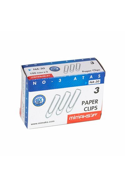 Mimaks Paper Clip Super Nickel No3