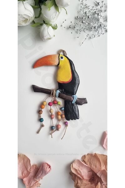 PP Handmade Dekoratif Duvar Süsü Tukan Kuşu|Dekoratif Obje|Duvar Dekorasyonu ...
