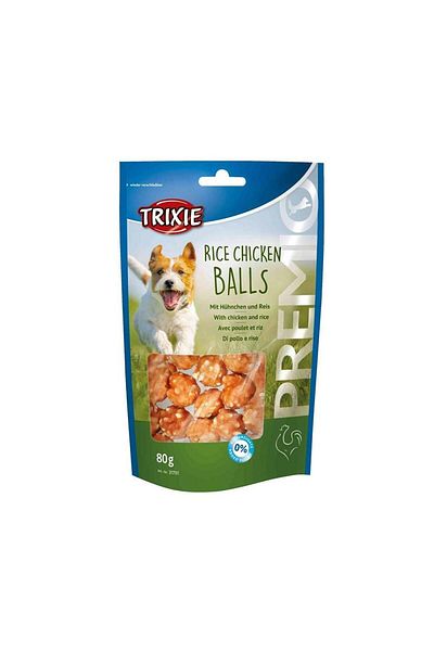 Trixie Premio Rice Chicken Balls for Dogs, 80g