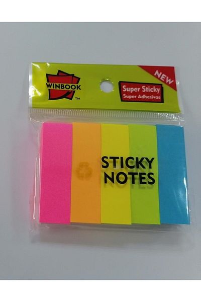 Linea Notepad with 5 Bookmarks 100 Yp 15x50 Mm