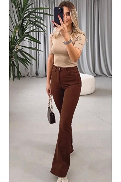 Denim By Poema Ispanyol Paça Jean Pantolon