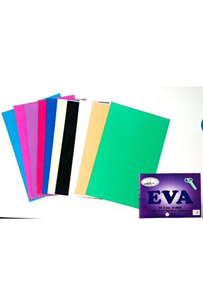 Linea A4 Düz Eva 2 Mm 10 Renk