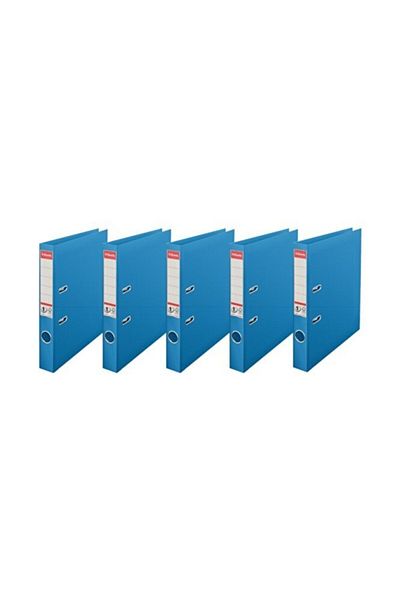 Esselte Folder îngust din plastic (9945) Albastru Pachet 5