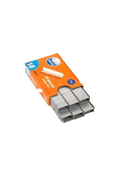 Delta No:10 Small White Staple Pack of 10