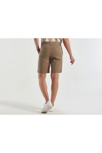 United Colors of Benetton Ανδρικό παντελόνι Chino Bermuda χρώματος Mink
