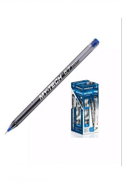 Pensan My-tech 0.7 Mm Ballpoint Pen 25 Pack Blue