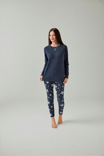 Pamuk & Pamuk Navy Blue Six Star Tights Set