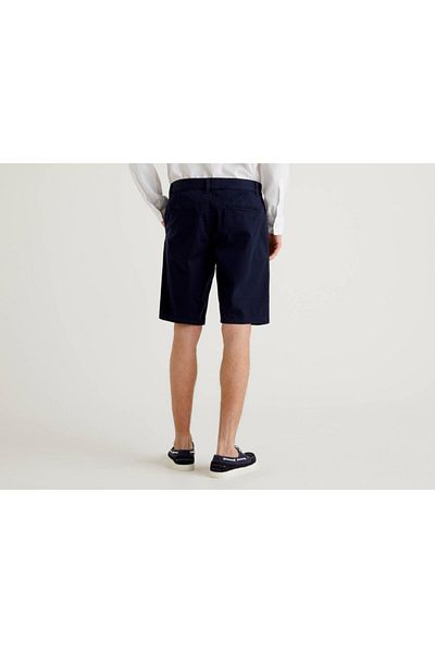 United Colors of Benetton Ανδρικό παντελόνι Chino Bermuda Navy Blue
