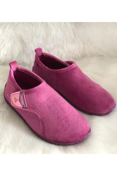GEZER Papuci din lână pentru băieți și fete - Pantofi pentru casă, școală și creșă cu velcro