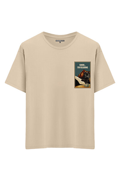 Mounte Bianca Унісекс Shhh... Я читаю - футболка оверсайз