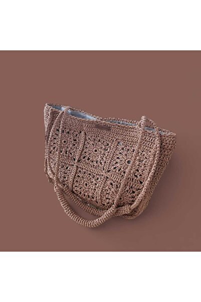 paketlemetezgahı El Örgüsü Tığ İşi Özel Örgü Kadın Çantası