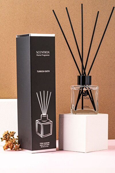 SCENTBOX Türk Hamamı Reed Diffuser 100 Ml Bambu Çubuklu Oda Kokusu