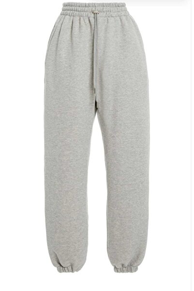 Gri Unisex Rahat Giyim Eşofman Altı