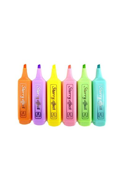 Linea Pastel Highlighter 6 pcs (FL-8102-6)