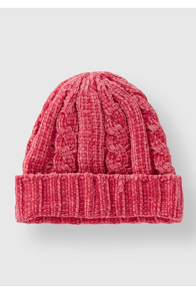 United Colors of Benetton Fuchsia Knitted Beanie for Boys