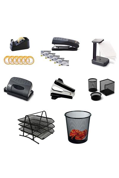 Mas Staple & Paper Punch Stationery Office Set 004