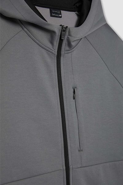 DeFacto Skuba Diving Fabric Fit Slim Zippered Cardigan - A6956ax23au