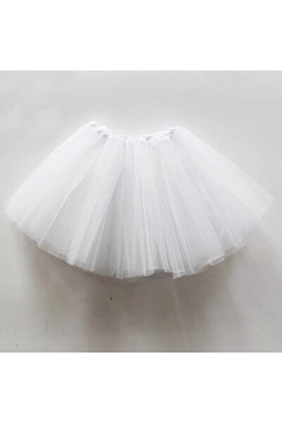 NSM Λευκή κοριτσίστικη φούστα τούτου για γενέθλια, πάρτι, φούστα για παράσταση