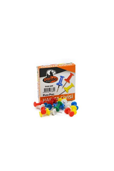 Panda Pan689 Mantar Pano Harita Çivisi - Mantar Pano Iğnesi