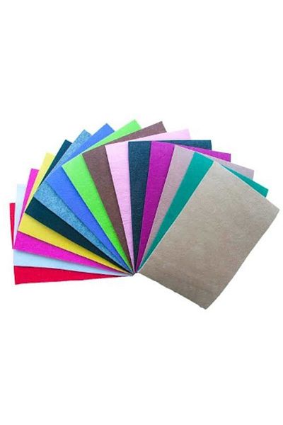 Brons Felt Mixed Color 10 Pieces - A4 Size 20x30 Cm Br-4200