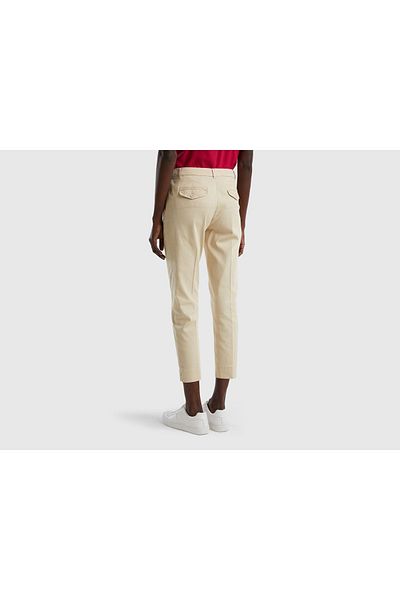 United Colors of Benetton Chino sezonier pentru femei bej