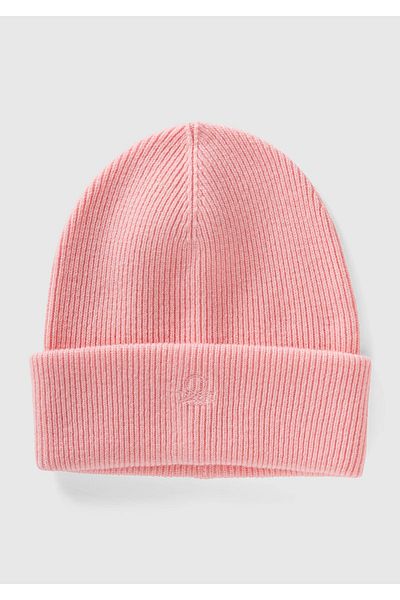 United Colors of Benetton Pink Benetton Logo Embroidered Boys' Beret