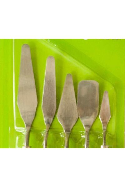 Linea Artistic Metal Spatula Set of 5