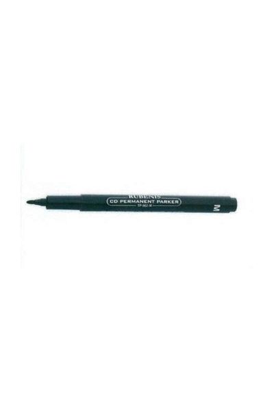 Rubenis Tp-905-m/s CD Pen Permanent M Series Black with Eraser 12 Pieces (1 PACK 12 PIECES)