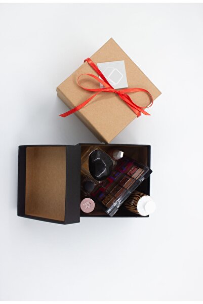 carton box Karton Kutu 1 Adet Kraft Küçük Sert Hediye Kutusu (EN 12*BOY 12*YÜKSEKLİK 9 cm)