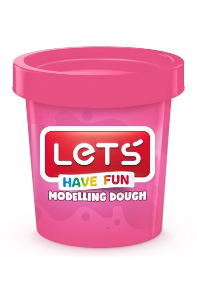 Lets Oyun Hamuru Tek Renk Pembe 150 gr L-8340-7