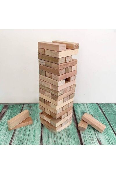 Genel Markalar Eğitici Blok Kutulu Avda Ahşap Oyuncak Tahta Denge Oyunu - 54 ...