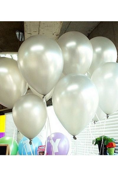 EXİZTİCARET 20 Metallic Pearlescent Flying Balloons