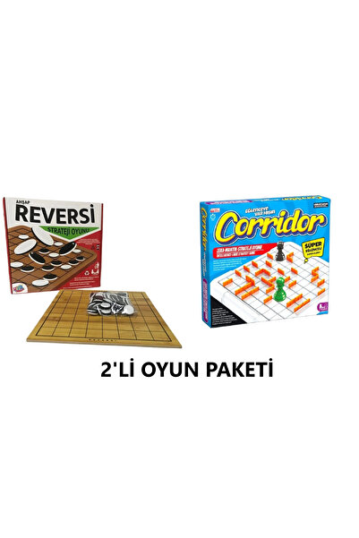inci paketi Ahşap Reversi Ve Koridor Zeka Ve Akıl Strateji Oyunu