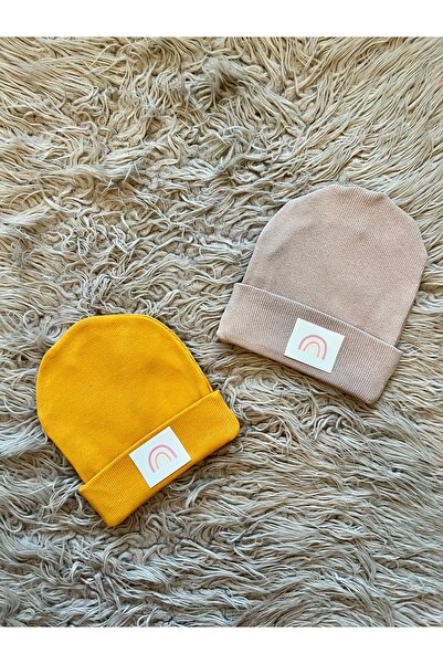 enes baby ribana gökkuşağı bere 2li paket