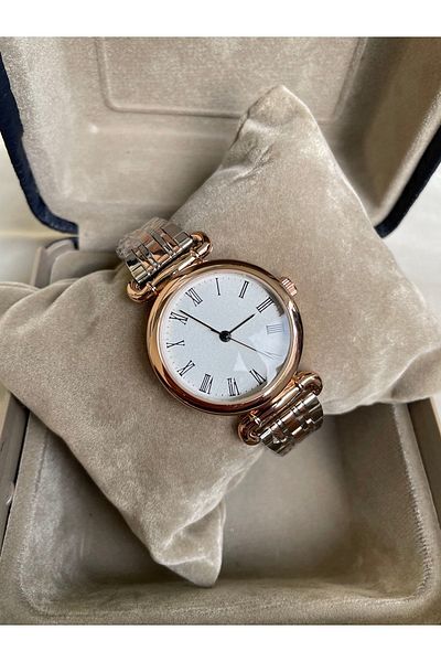 Leerybee Rose Gold Silver - Steel Minimal Women's Wristwatch