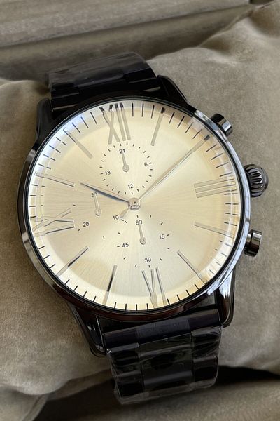 Leerybee Black Unisex Premium Wristwatch