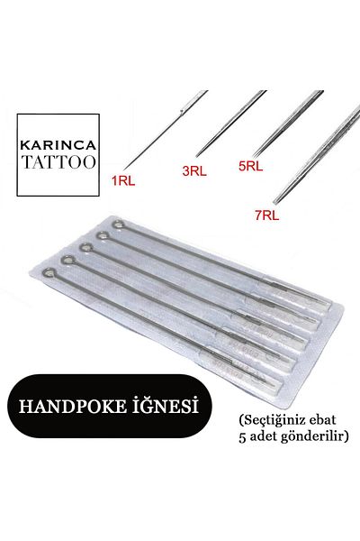 Karınca Tattoo 5 Pieces Handpoke Tattoo Stick Needle - Ant (Tattoo) Tattoo