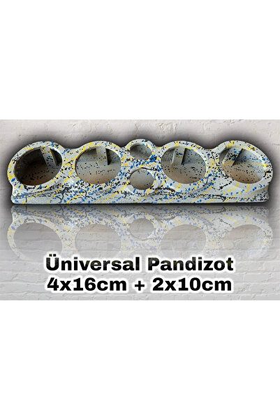 Genel Markalar Üniversal Pandizot 4x16cm+2x10 Uyumlu Özel Boyalı Gri
