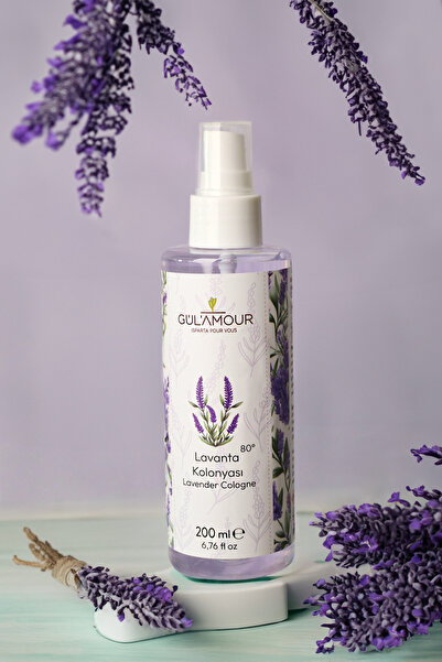 GÜLAMOUR FERAHLATICI HOŞ KOKULU LAVANTA KOLONYASI 200ML SPREY