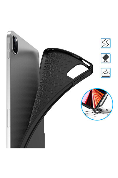 Fogy İpad Pro 13 inç M4 Çipli 7. Nesil Uyumlu Klavye Mag Touchpad Klavyeli Standlı Kılıf