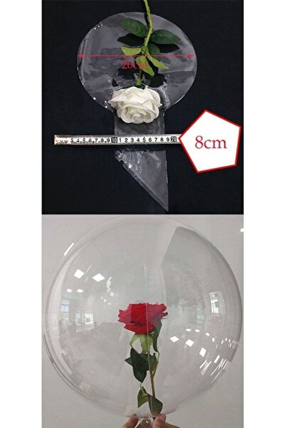 Baloncum Ağzı Geniş Seffaf Bobo Balon