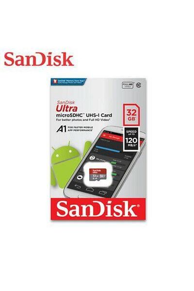 SanDisk 32gb Ultra Micro SDXC 120mb/s - A1 Class 10 UHS-I